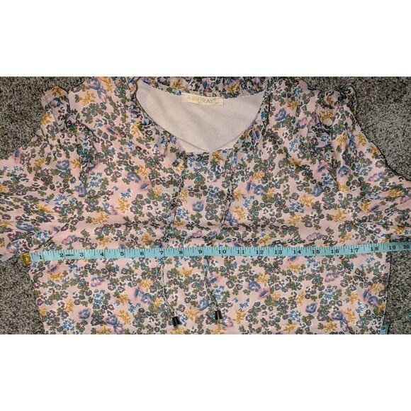 ASMiRAY Women's Maxi Ruffle Tiered Made in Turkey Modest SZ 38 (M) Micro-Floral - Picture 11 of 16